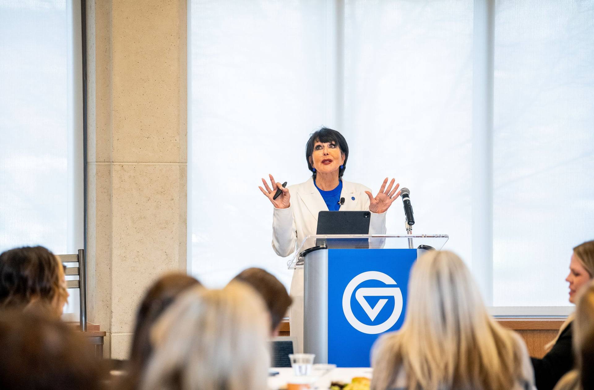 President Mantella speaking to a crowd